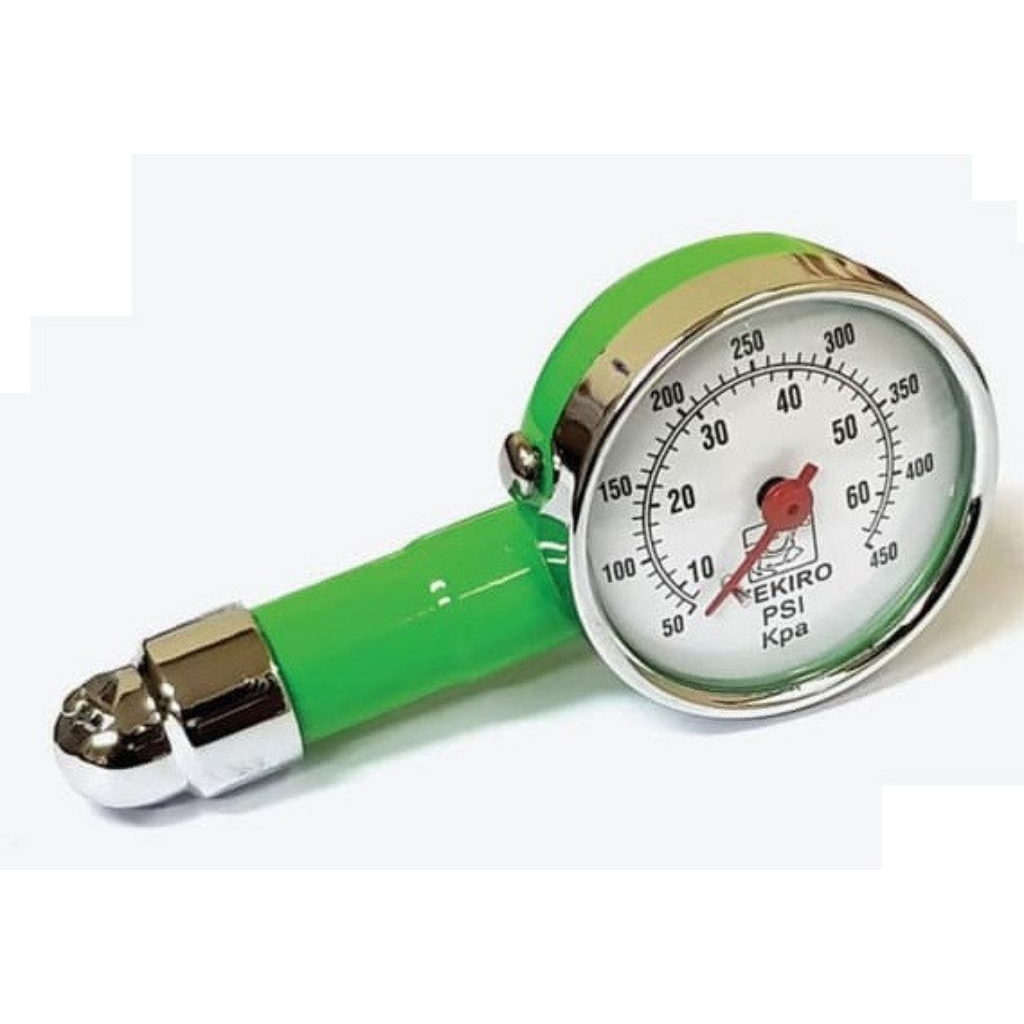 Alat Ukur Tekanan Angin Ban Bulat/Tire Pressure Gauge (Dial) 60psi TEKIRO