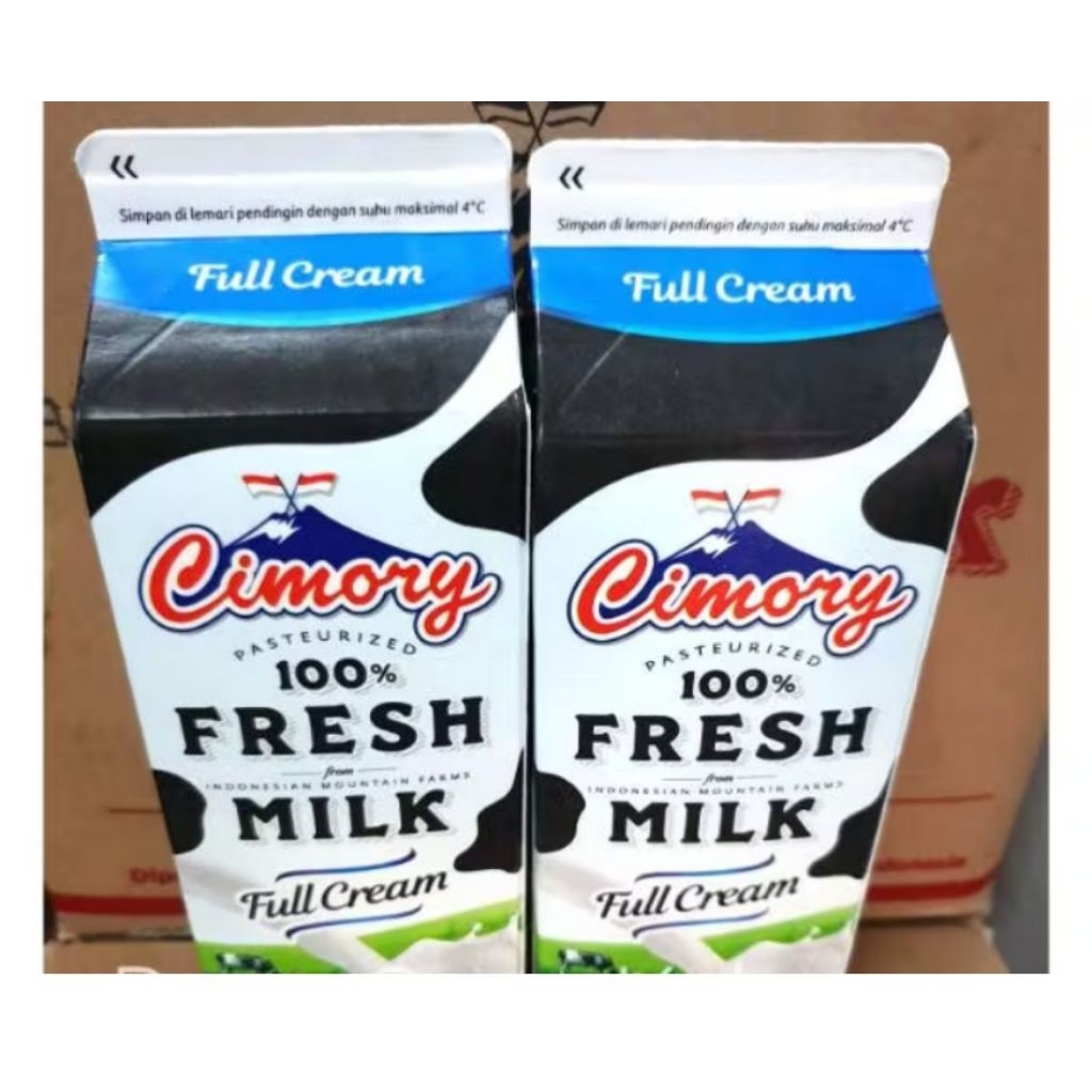 Susu Cimory Plain Full Cream 1 Liter Fresh Milk