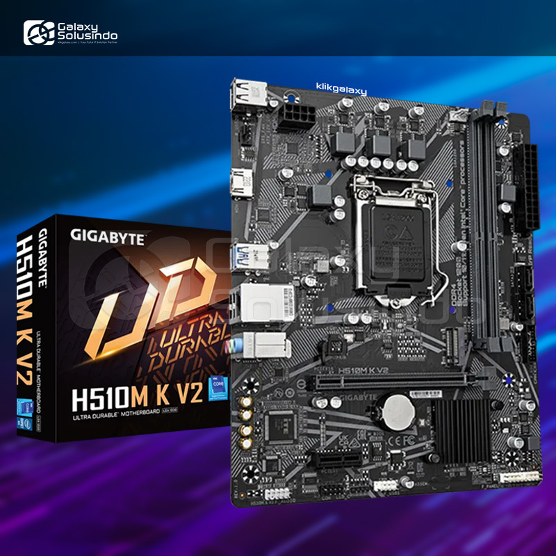 Gigabyte H510M K V2 - Intel LGA1200 H470 DDR4 Rocket Lake Motherboard - GM