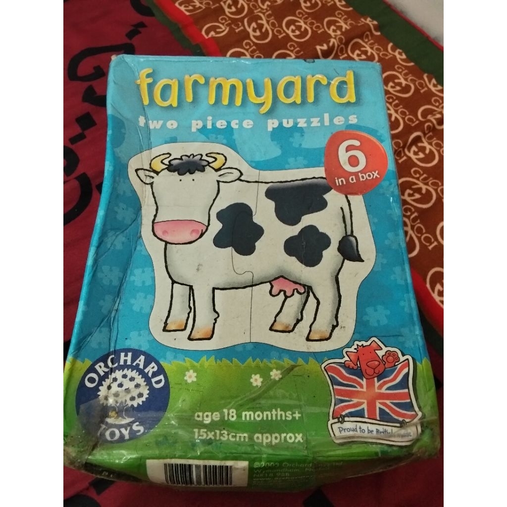 orchard toys farm animal second puzzle 2