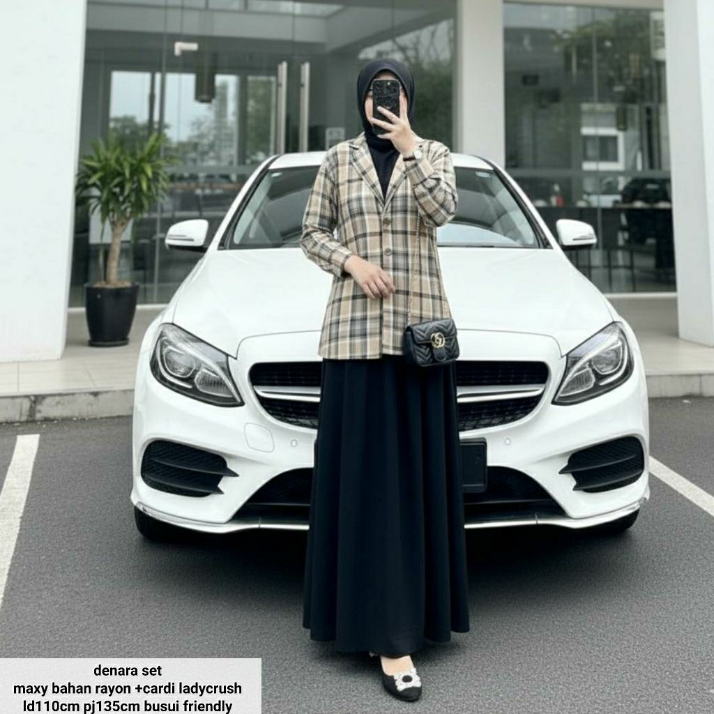 DENARA ONESET MAXY GAMIS WANITA BUSUI GAMIS BLAZER