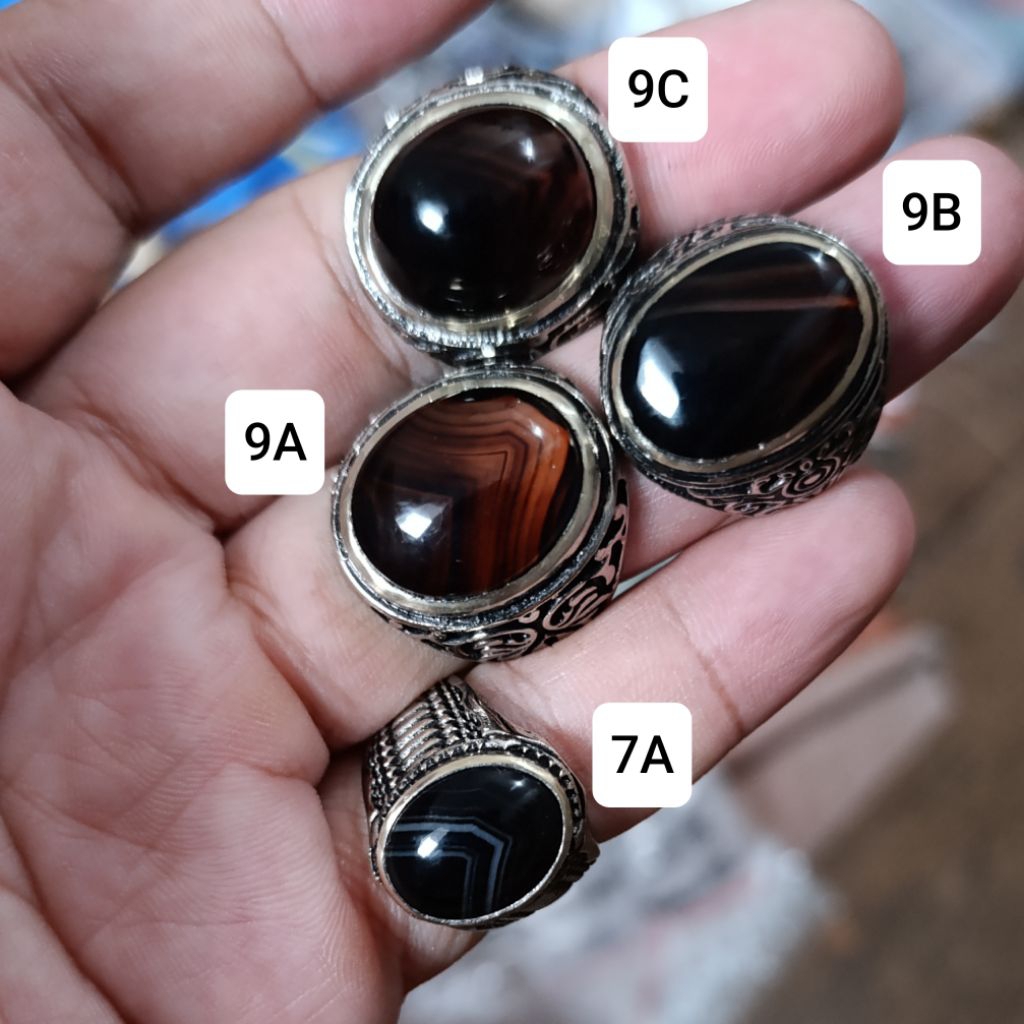 CA 224 Cincin Akik Yaman Wulung Junder Joss Alpaka Super