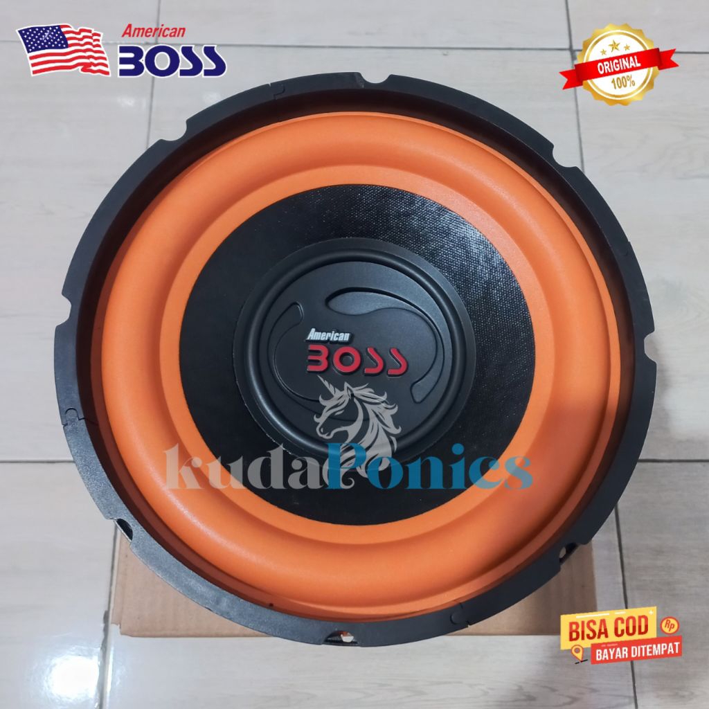 Audax Speaker Pasif JD 8-38 SW Subwoofer Mobil Double Coil Original 10 12 inch American Boss BSW 38 