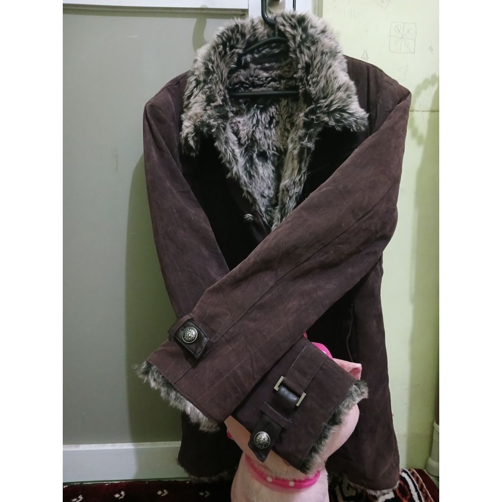 L.g.b style MOSSIMO j4p4n faux fur punk jacket avant garde rare