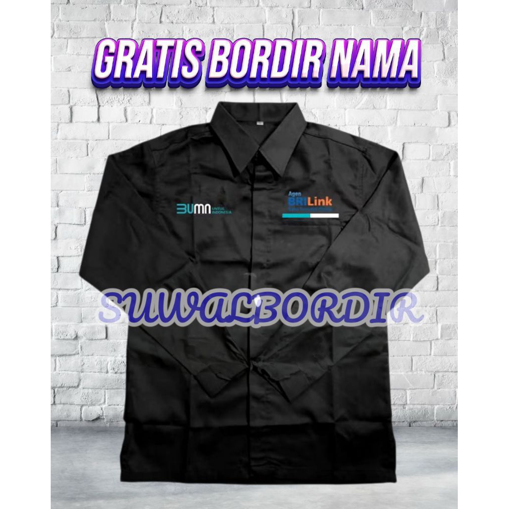 SERAGAM BUMN AGEN BRILINK KEMEJA BUMN BRILINK KEMEJA BORDIR AGEN BRILINK KEMEJA AGENBRILINK
