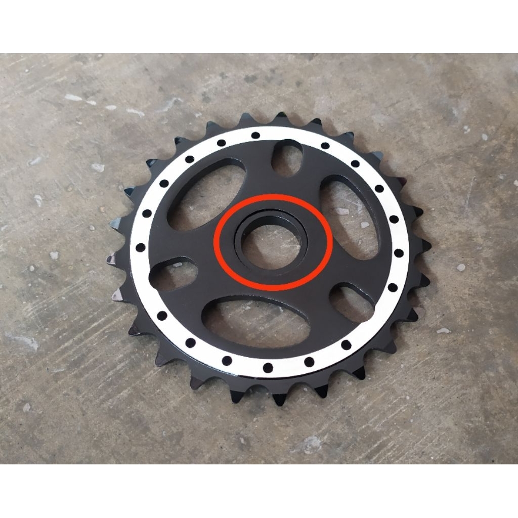 adaptor gear depan sepeda bmx