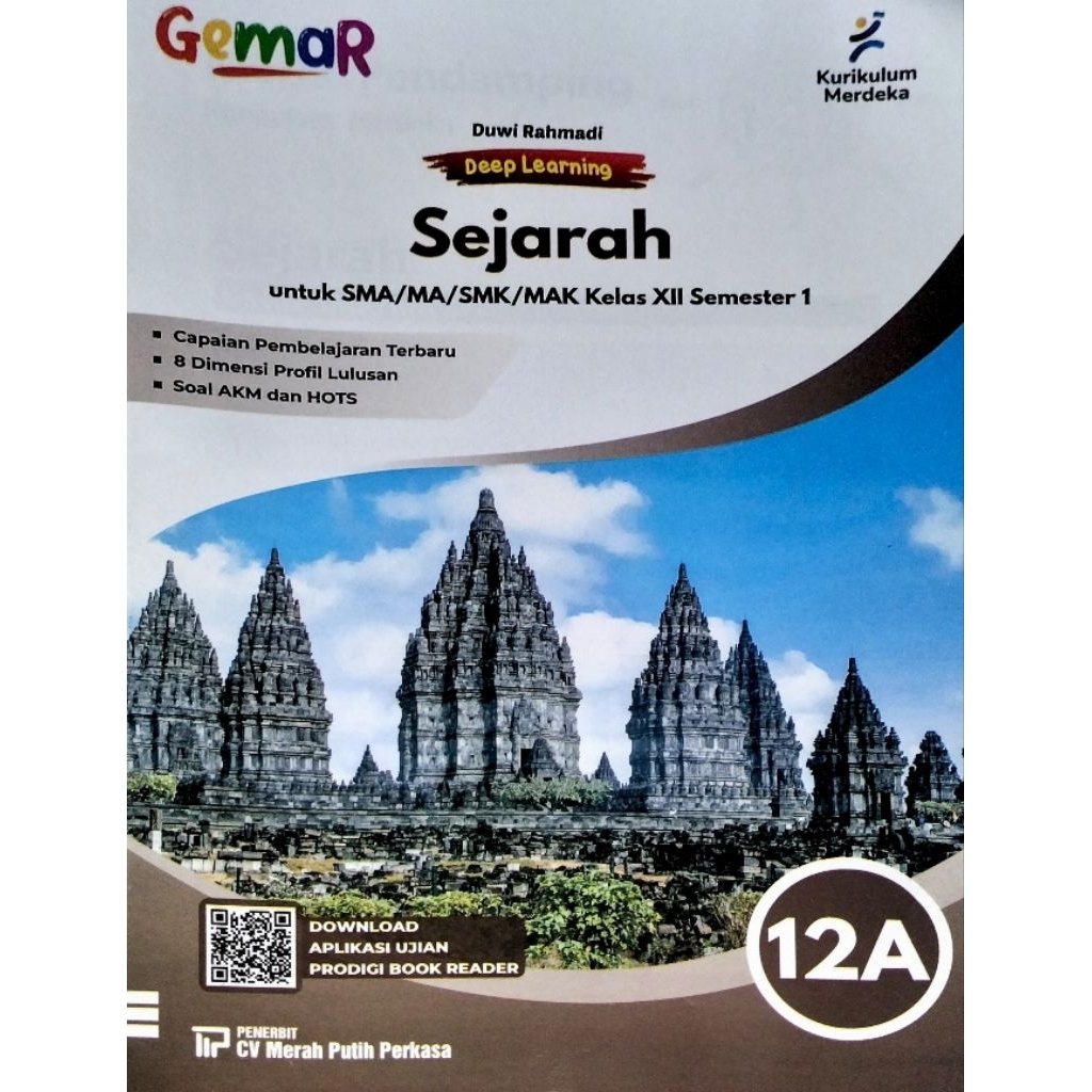 LKS GEMAR SEJARAH 12A ( SMA KELAS 12 SEMESTER 1 ) - Kurikulum Merdeka
