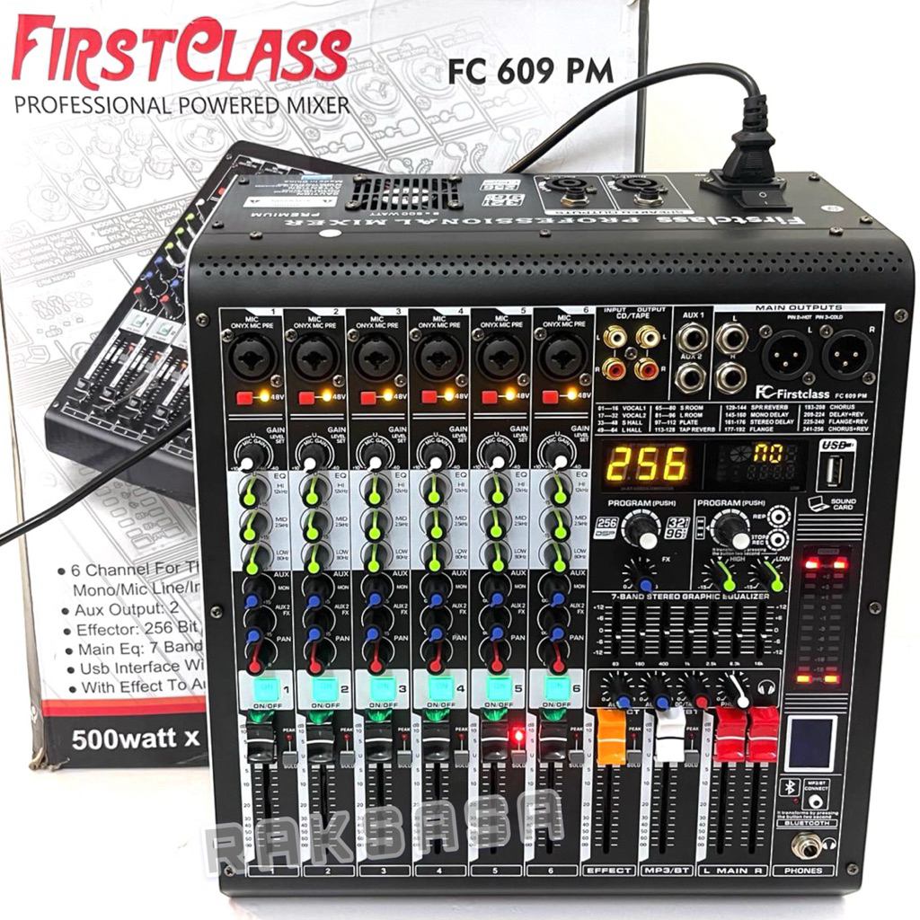 Power mixer firstclass fc609 Pm fc 609 6 channel original fc 609pm