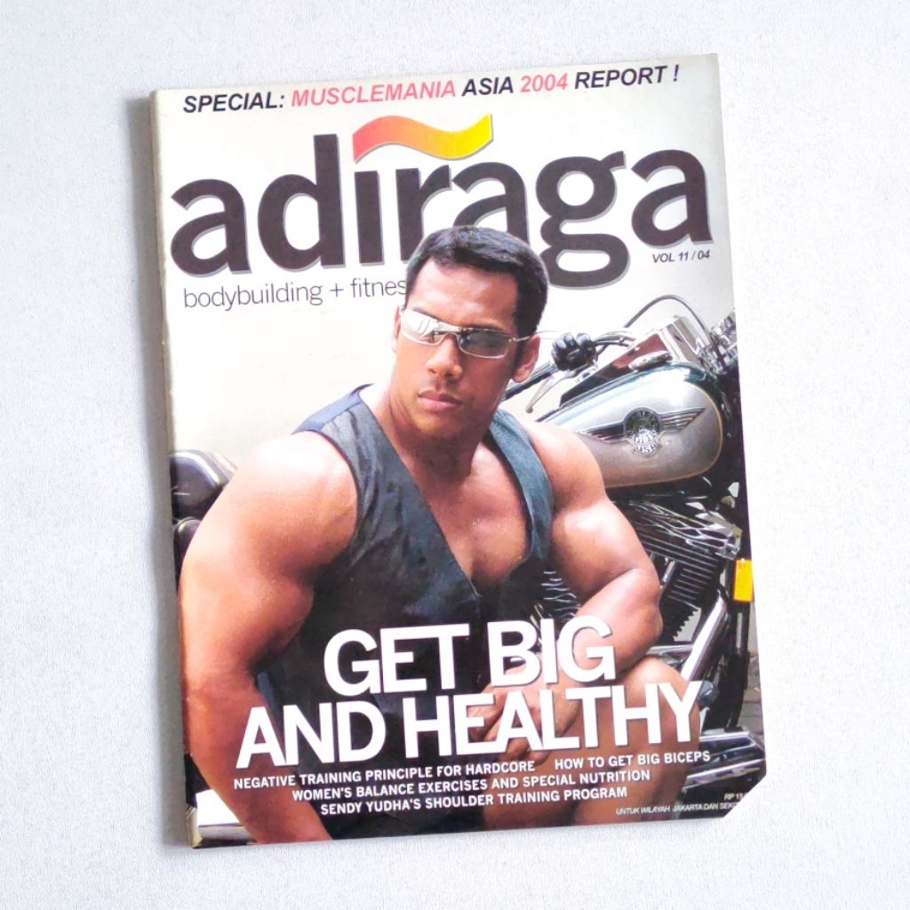 Majalah Fitness & Bodybuilding - ADIRAGA Vol 11 Tahun 2004