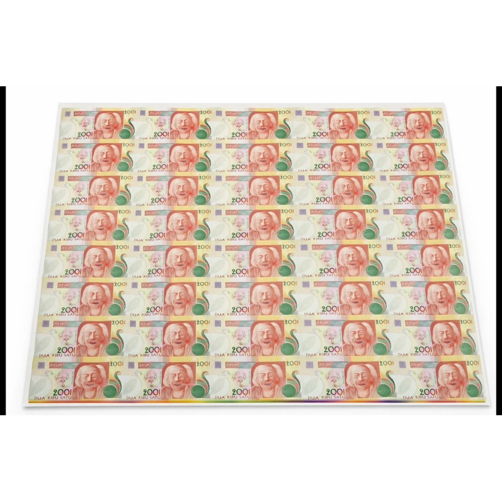 PLANO TESTNOTE PERURI 2001 AFFANDI 5x8