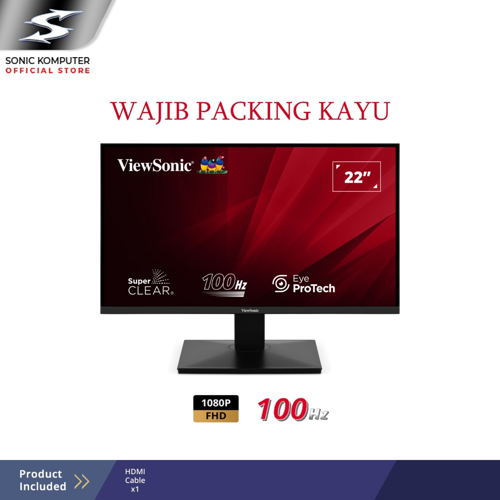 Monitor Viewsonic VA22E2-H 22 inch 100Hz Full HD 1080p