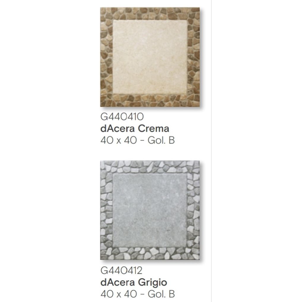 Keramik Roman dAcera Crema/dAcera Grigio Ukuran 40x40cm