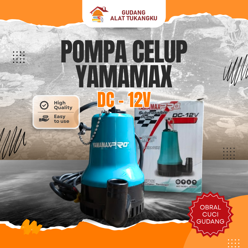 YAMAMAX POMPA CELUP DC – 12V