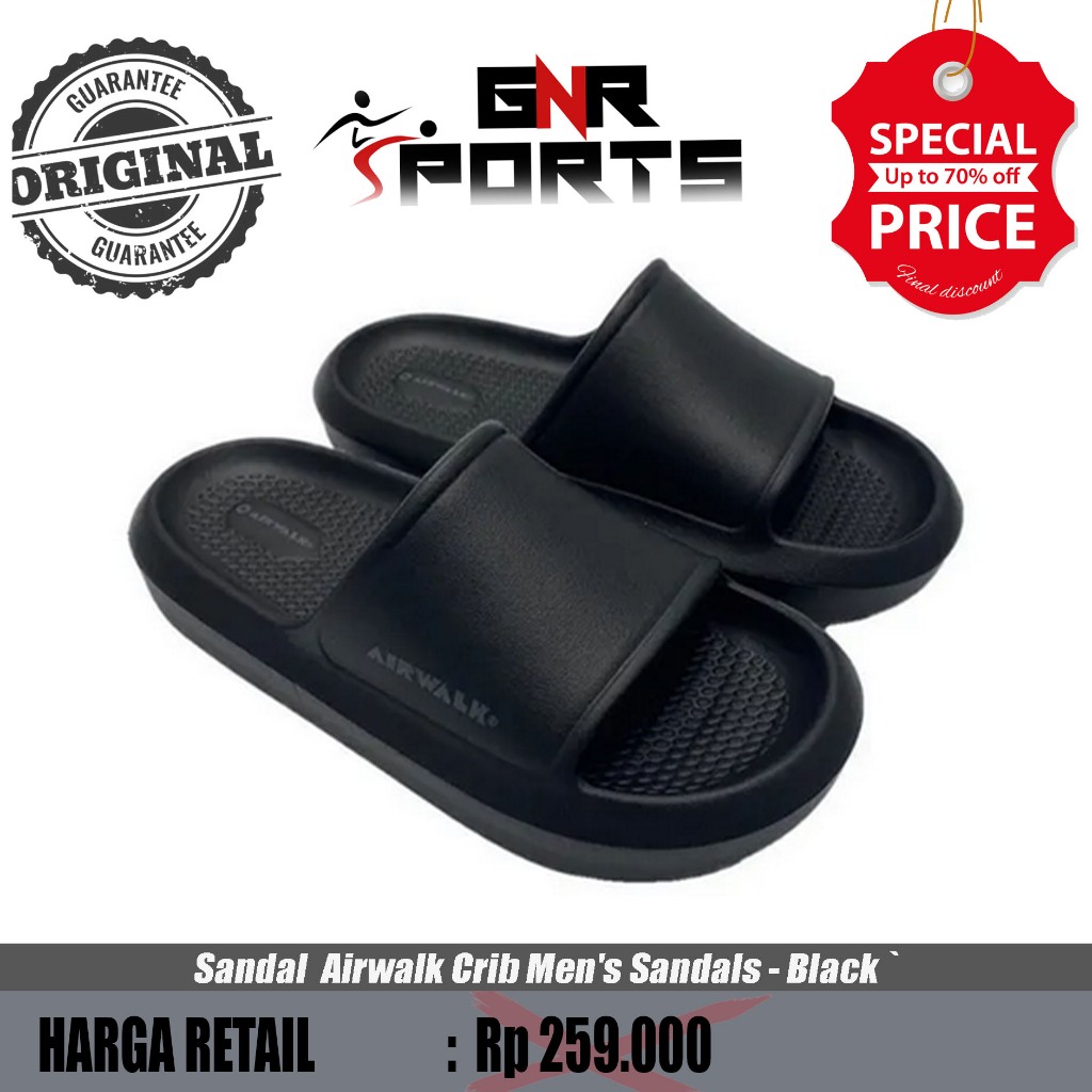 Sandal Airwalk Crib Men - Brown /Black  [AIWSM240918C] Original 100%