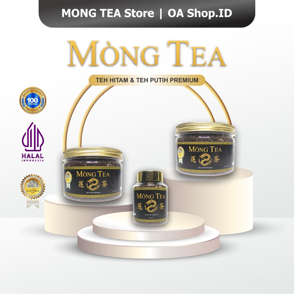 Teh Hitam Mong Tea - Teh Hitam & Putih Mong Tea Long Tea Original Produk