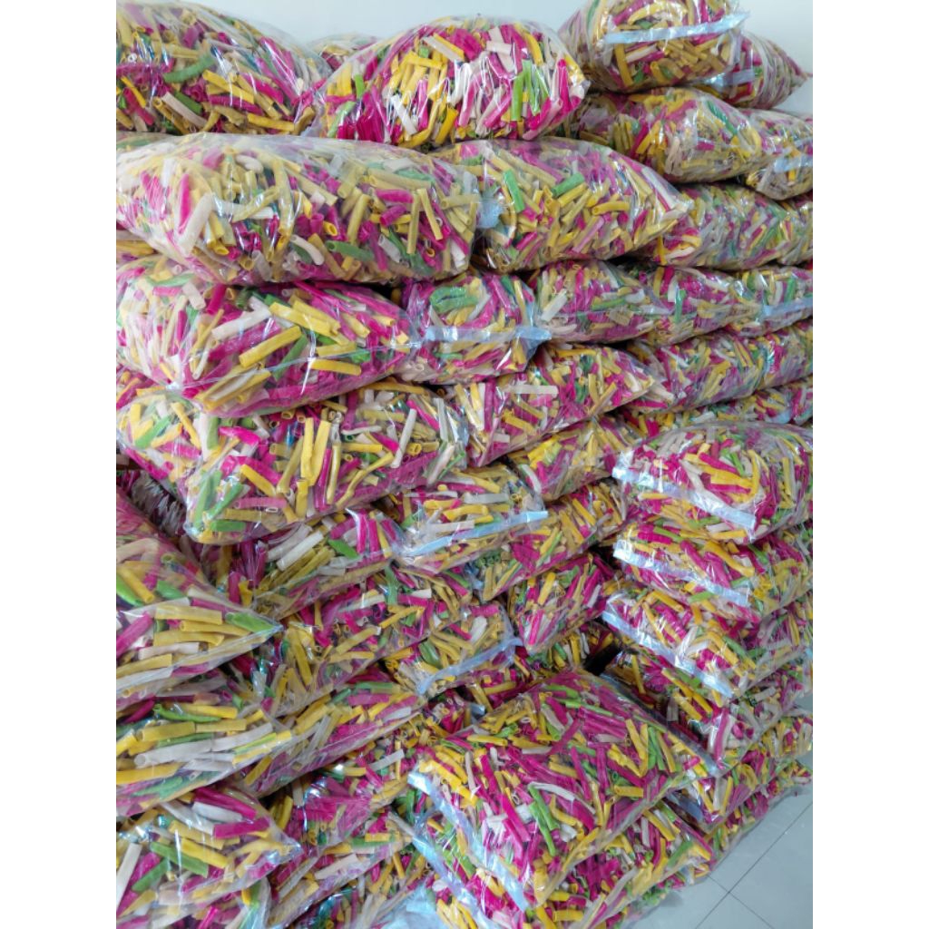 krupuk semprong warna warni