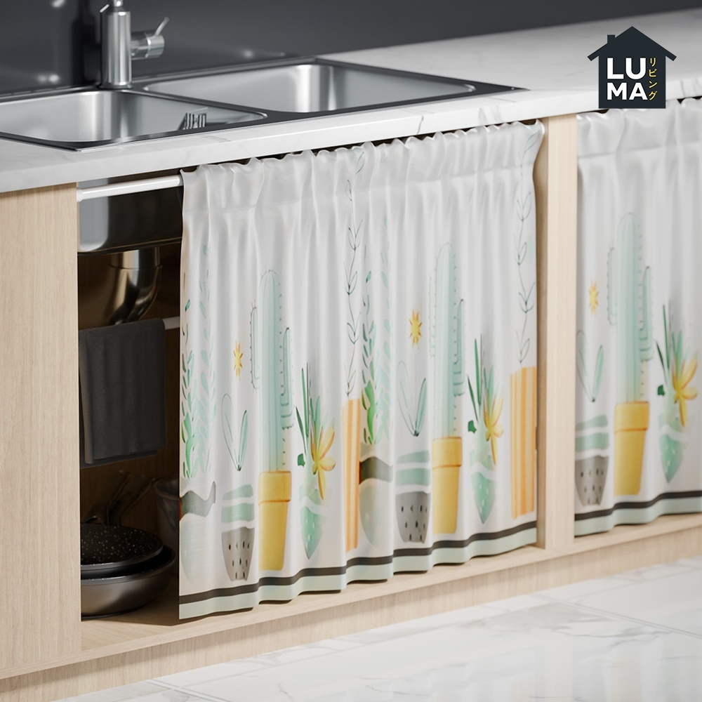 Tiang Gorden Kolong Dapur Adjustable Bahan Besi Penutup Kolong Dapur Estetik Kokoh