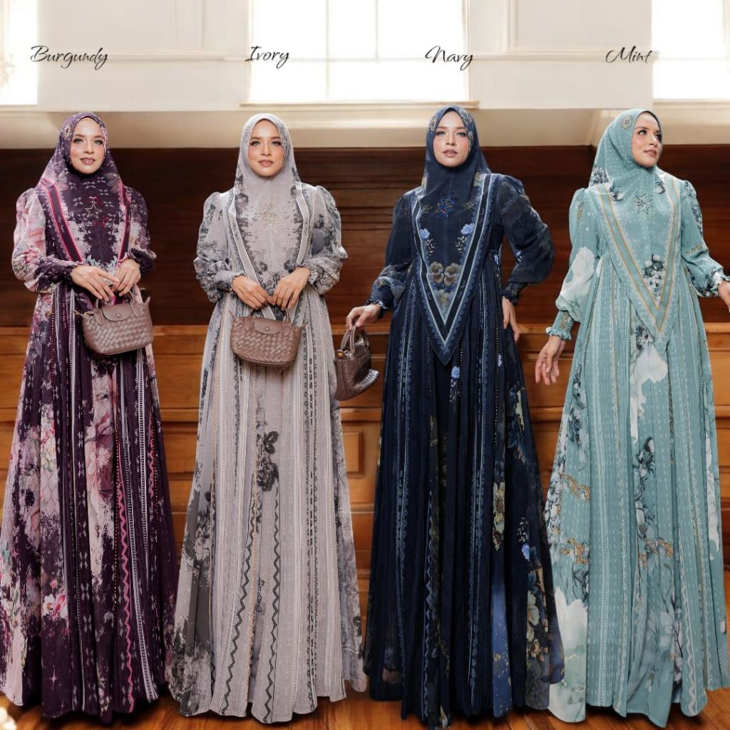 BALLERINA gamis alya series gamis alya syari