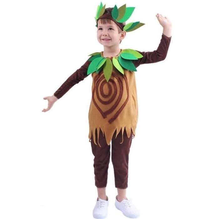 Kostum Pohon Flanel Dewasa Anak Karnaval Flora | Kostum karnaval Pohon