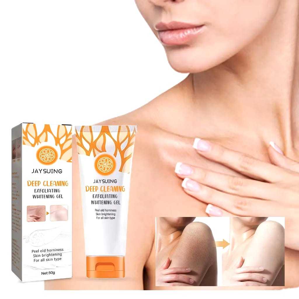 205 Gel Eksfoliasi Jeruk Pengangkat Sel Kulit Mati Gulta Gel Eksfoliasi Tubuh Gel 50g Kecantikan Pel