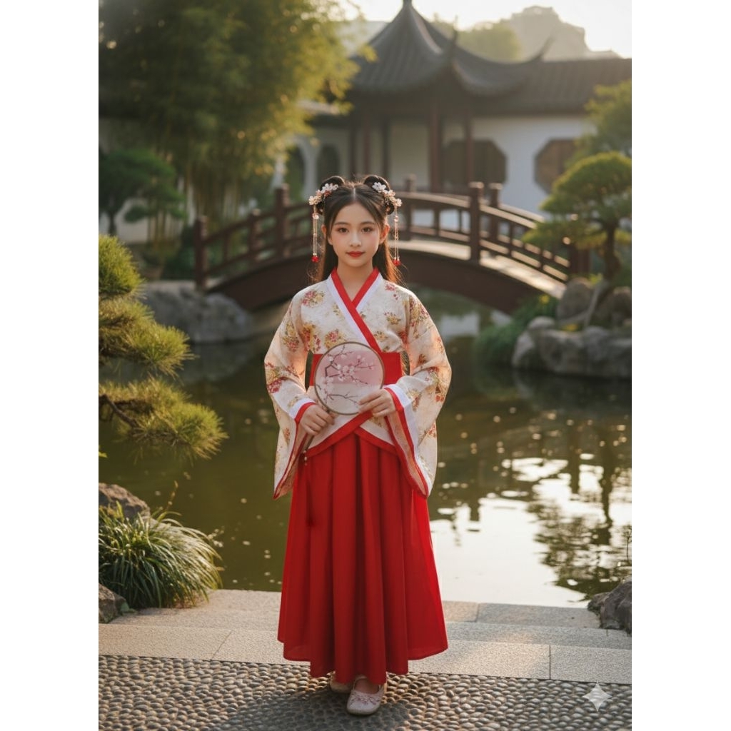 hanfuu cina anak cewek stelan hanfuu kostum hanfu kostum hanfu cina stelan baju cina stelan cny impo