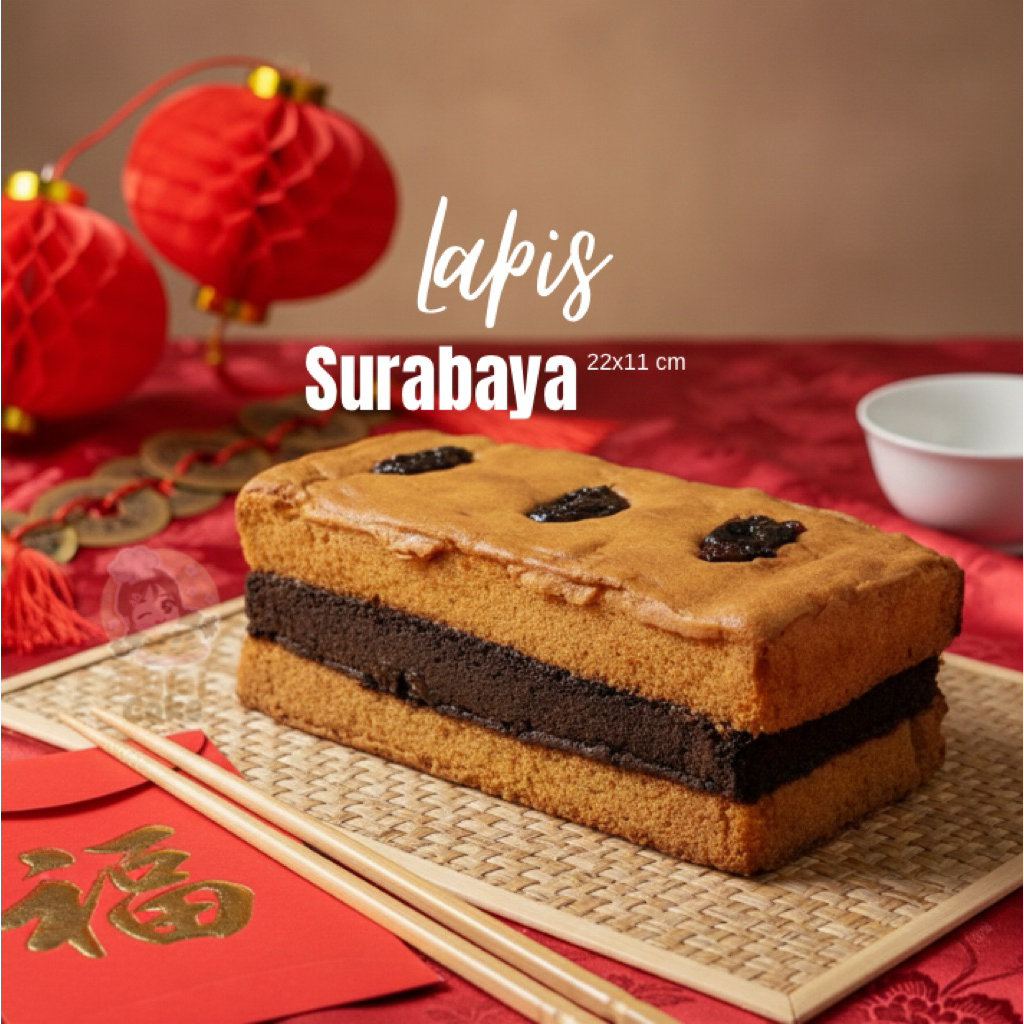 KUE LAPIS SURABAYA (22x11 cm) — BOLU SURABAYA / LAPIS SBY / SURABAYA