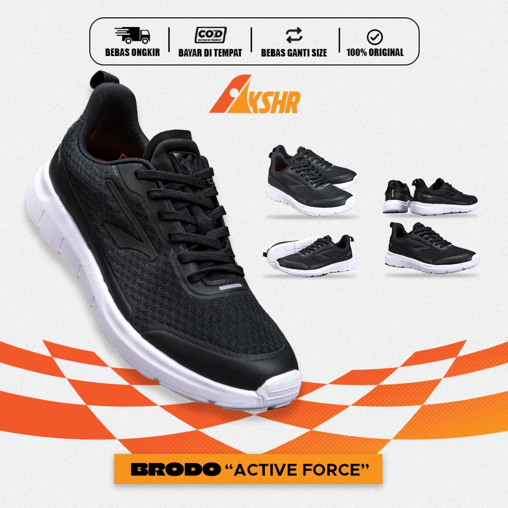 BRODO SEPATU SNEAKERS BRODO ACTIVE FORCE UNISEX PRIA WANITA