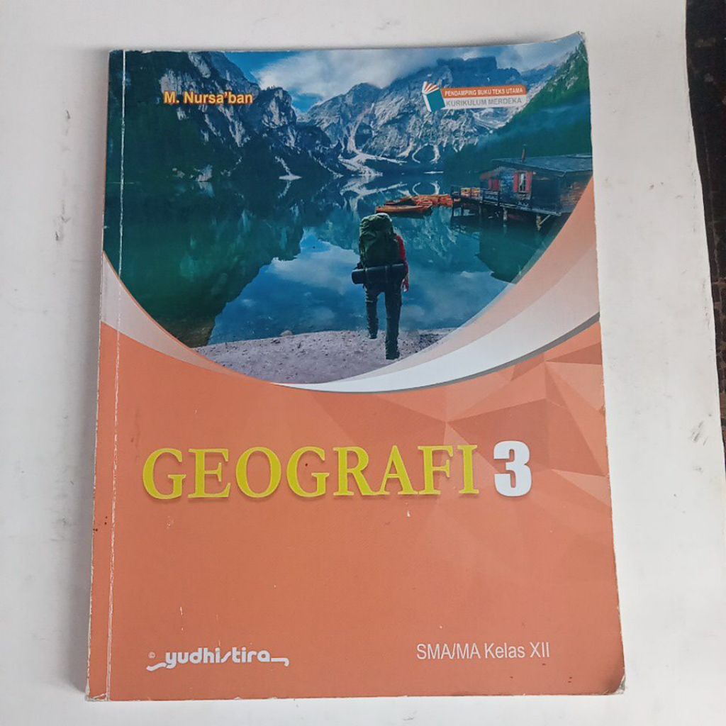 buku geografi kelas 3 /12 SMA Yudhistira kurikulum merdeka