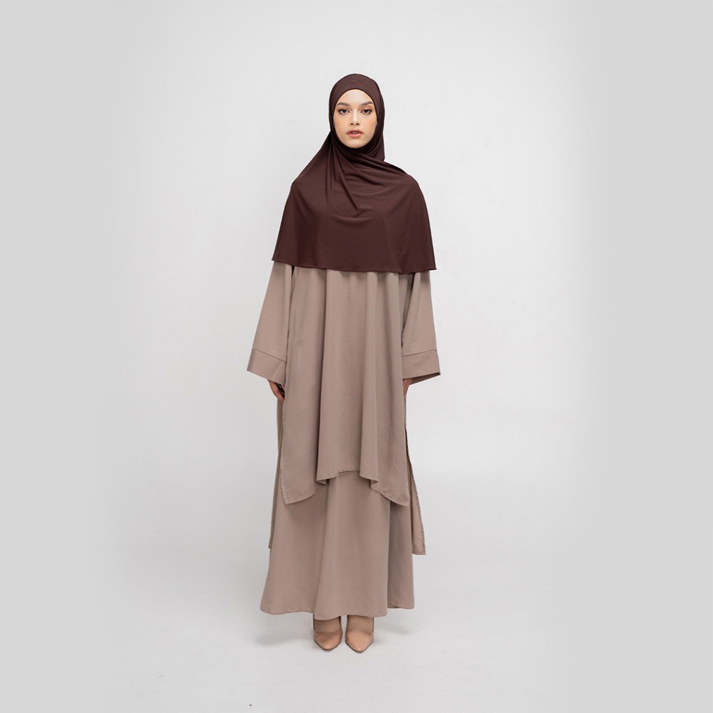 TUBITA - Khalisa One Set Almond - One Set Tunik by Tubita