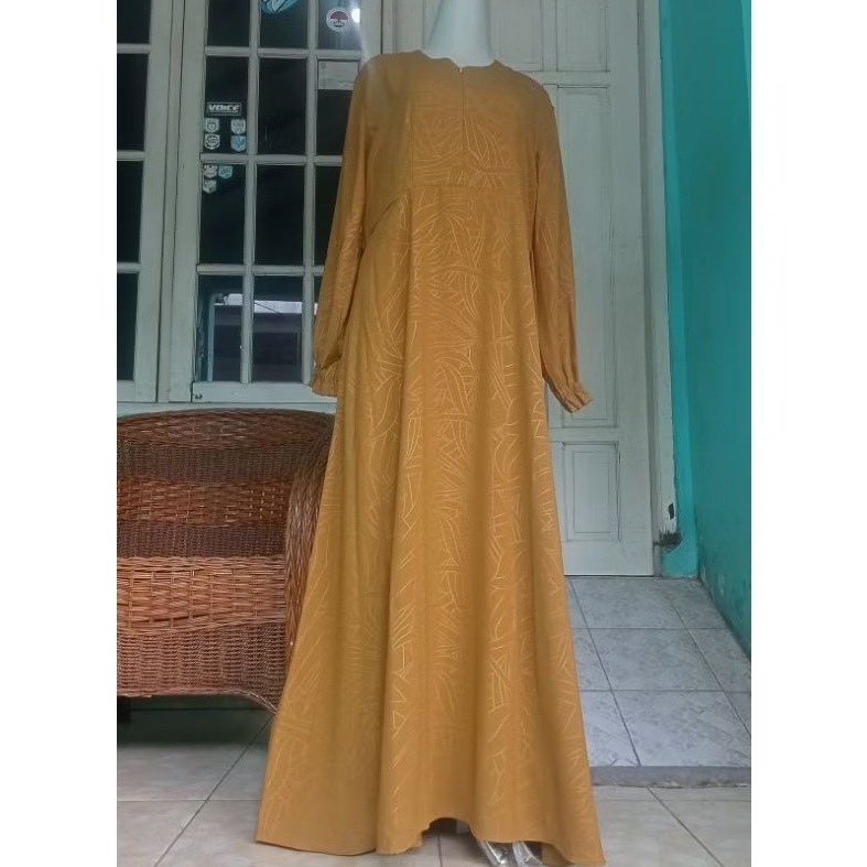 gamis muslimah Yoris premium embos