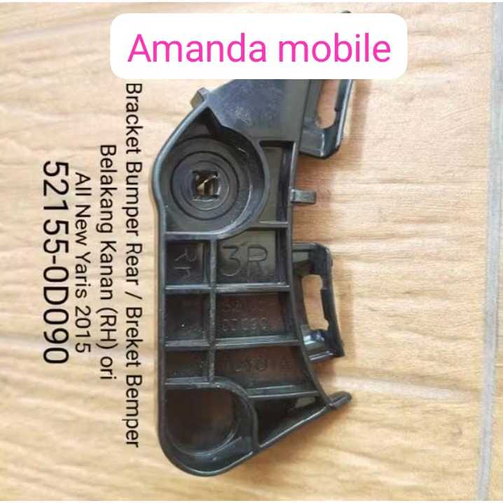 Bracket bumper belakang toyota yaris 2014 up