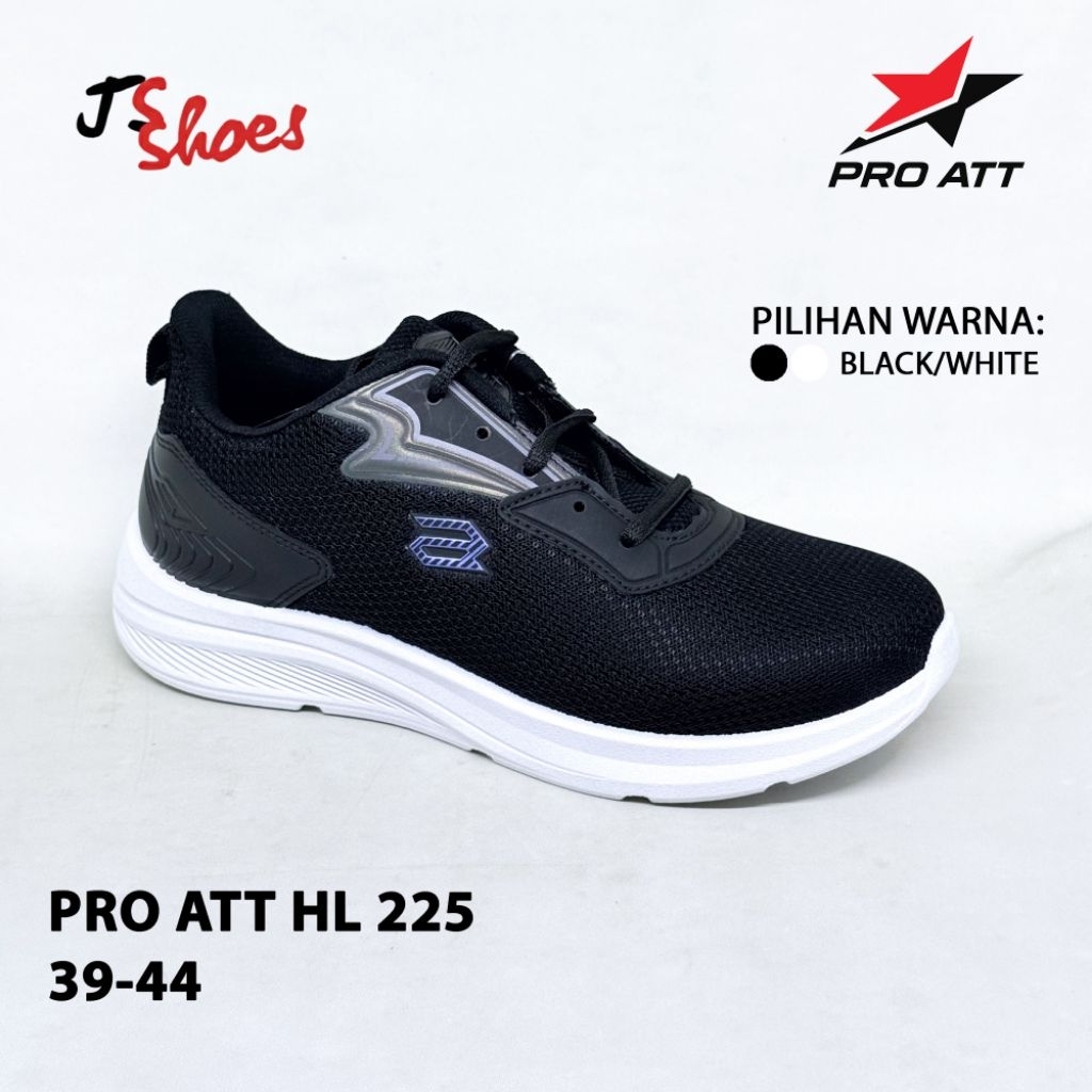 PRO ATT HLV225 - SEPATU SEKOLAH TALI ANAK DEWASA MERK PRO ATT ORIGINAL