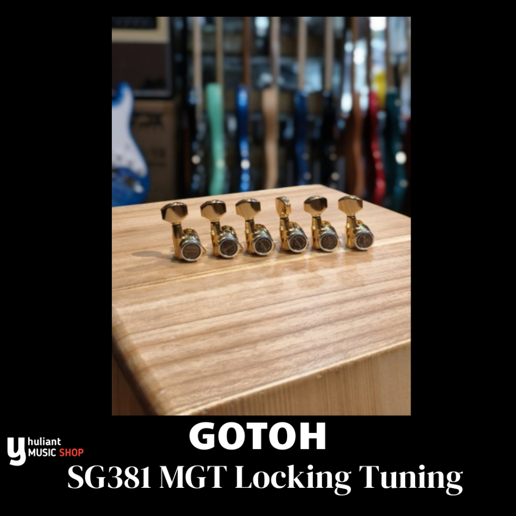 Dryer Gotoh SG381 MG-T Magnum Locking tuning Machine inline 6R