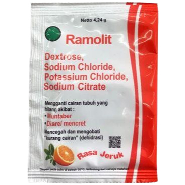 Ramolit - Oralit Rasa Jeruk Untuk Diare Anak