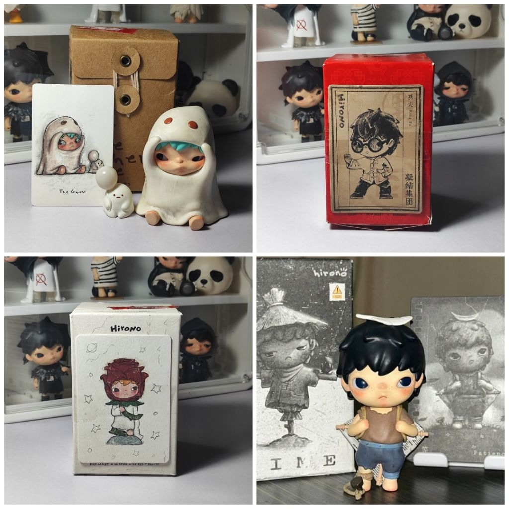 [BAJU] HIRONO GHOST FLOAT ROSE KUNGFU PATIENCE ORIGINAL POPMART