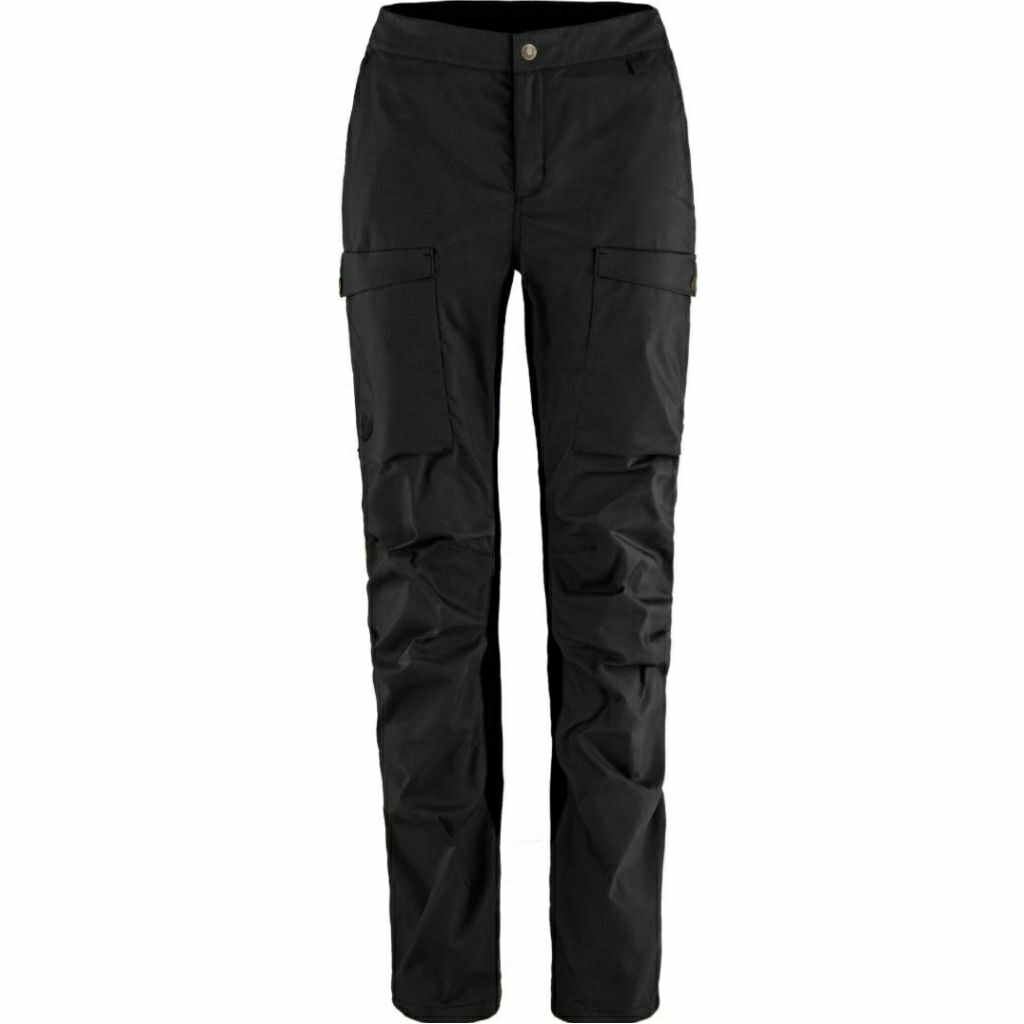 FJALLRAVEN ABISKO HYBRID TRAIL TROUSERS WOMEN'S BLACK CELANA PANJANG HIKING TREKKING TRAVELING ORIGI