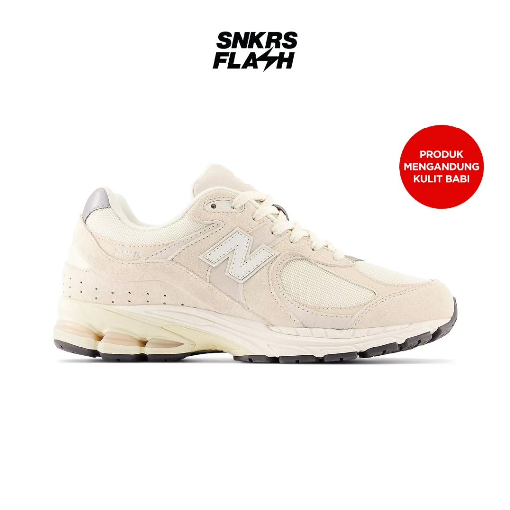 NEW BALANCE 2002R Cream Sepatu Sneakers Pria - M2002RCC - Size 38