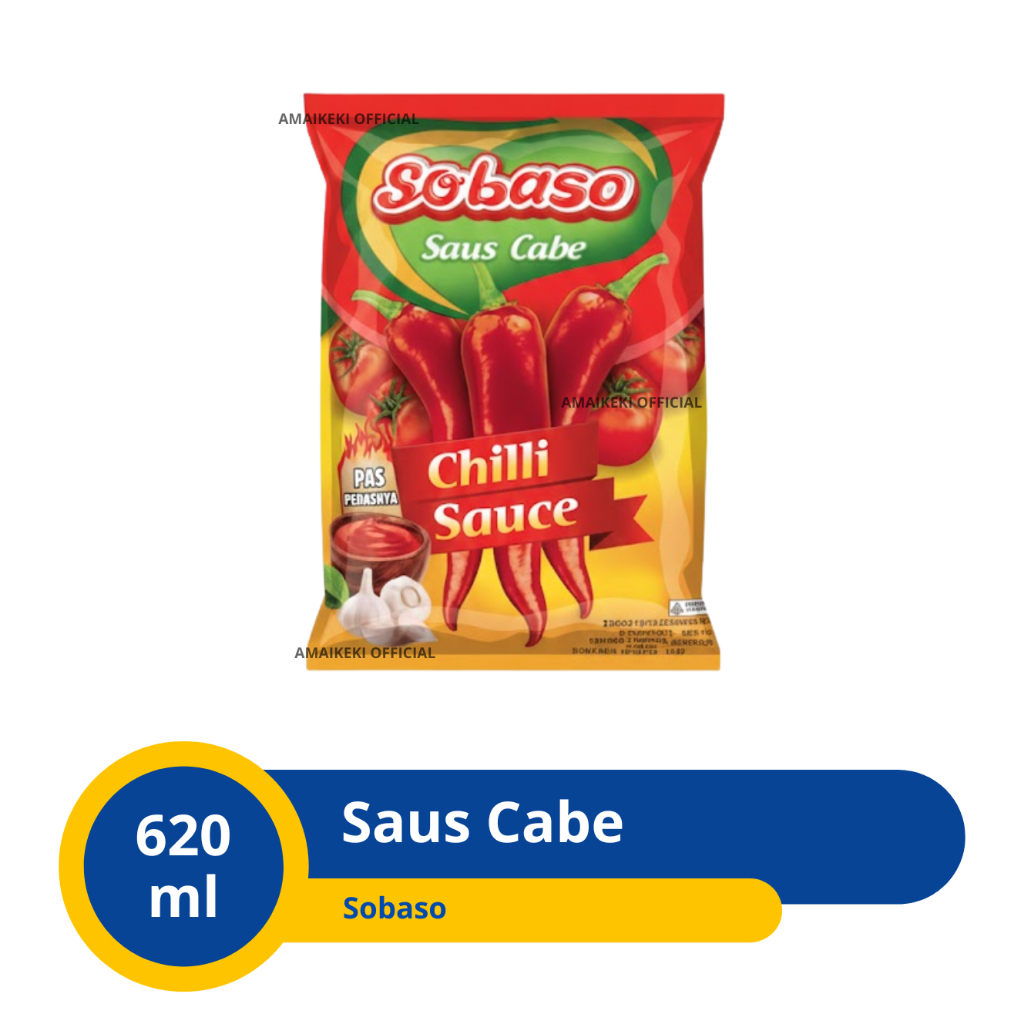 Saos Saus Pedas Sobaso 620 ml
