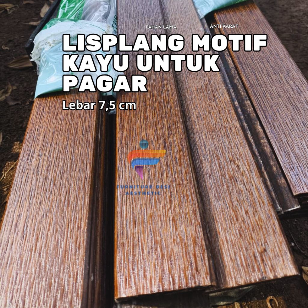 Lisplang motif kayu / Shera woodplang / Lisplang shera  motif kayu