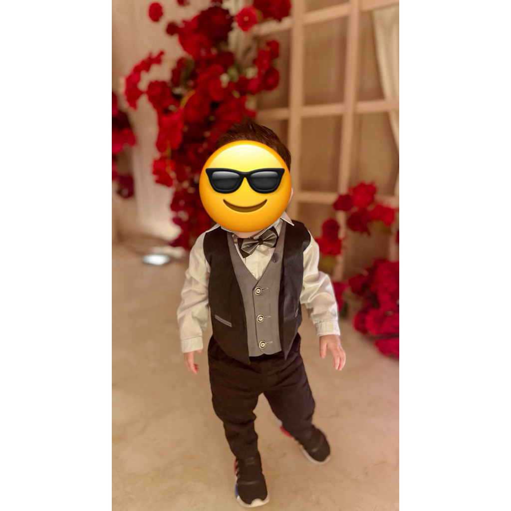 preloved Setelan vest kondangan anak laki laki