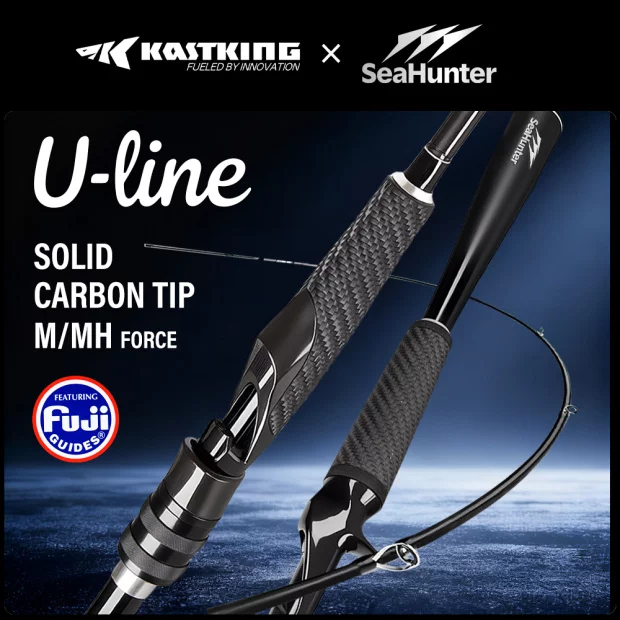 [OFFICIAL] KASTKING x SeaHunter U-Line Joran Pancing Fuji Ring Carbon Solid Tip 1.8M Spinning Baitca