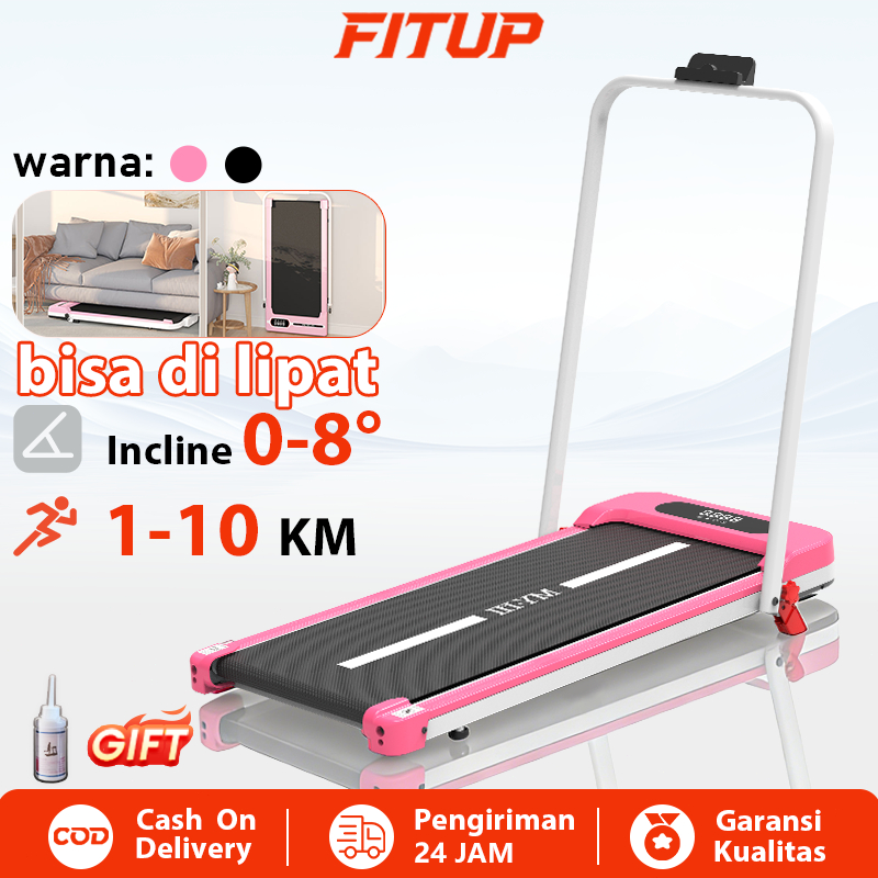 Fitup Treadmill Elektrik Treadmill Listrik Low Watt Treadmill Portabel Walking Pad