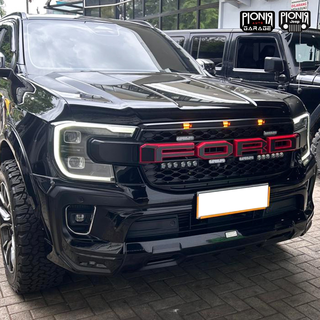 Grille With Led  Ford Ranger 2023+ Grill Dengan Lampu LED Ford Ranger 2023+ Grille With Led  Ford Ev