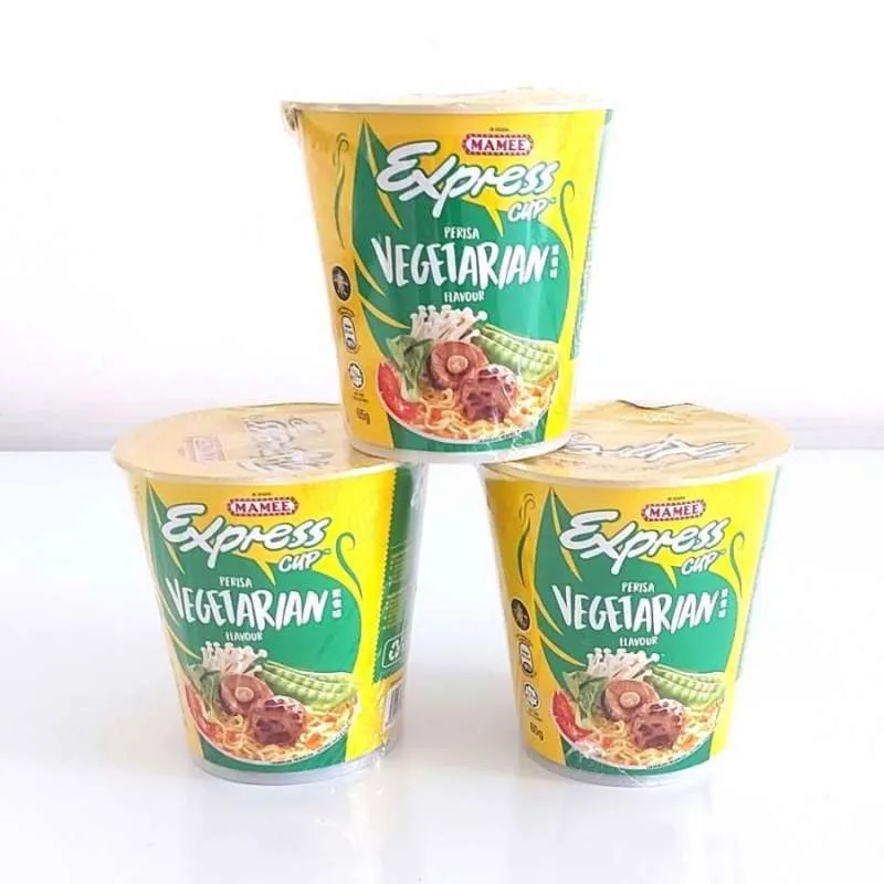 Mamee Cup Vegetarian Mie Instan Enak 60g
