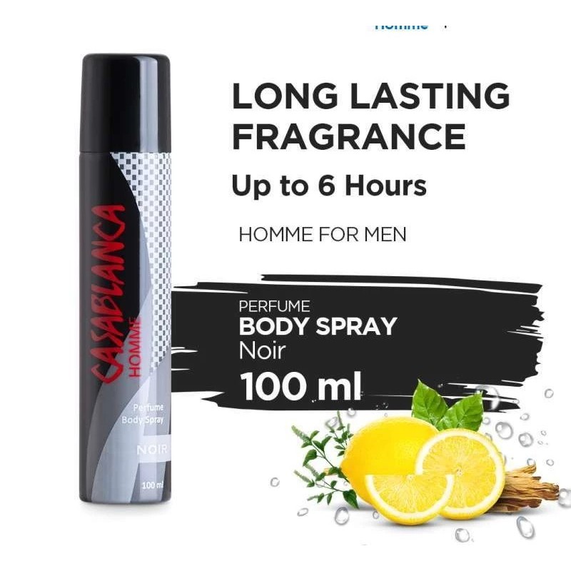 Casablanca Body Spray HOMME NOIR 100 ML