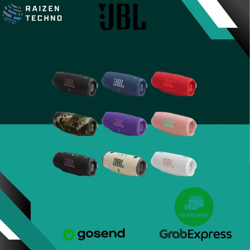 JBL CHARGE 6 Powerful JBL Pro Sound with AI Sound Boost