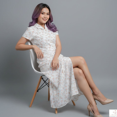 Lavanya - June dress - Crinkle Long Dress - Maxi Premium