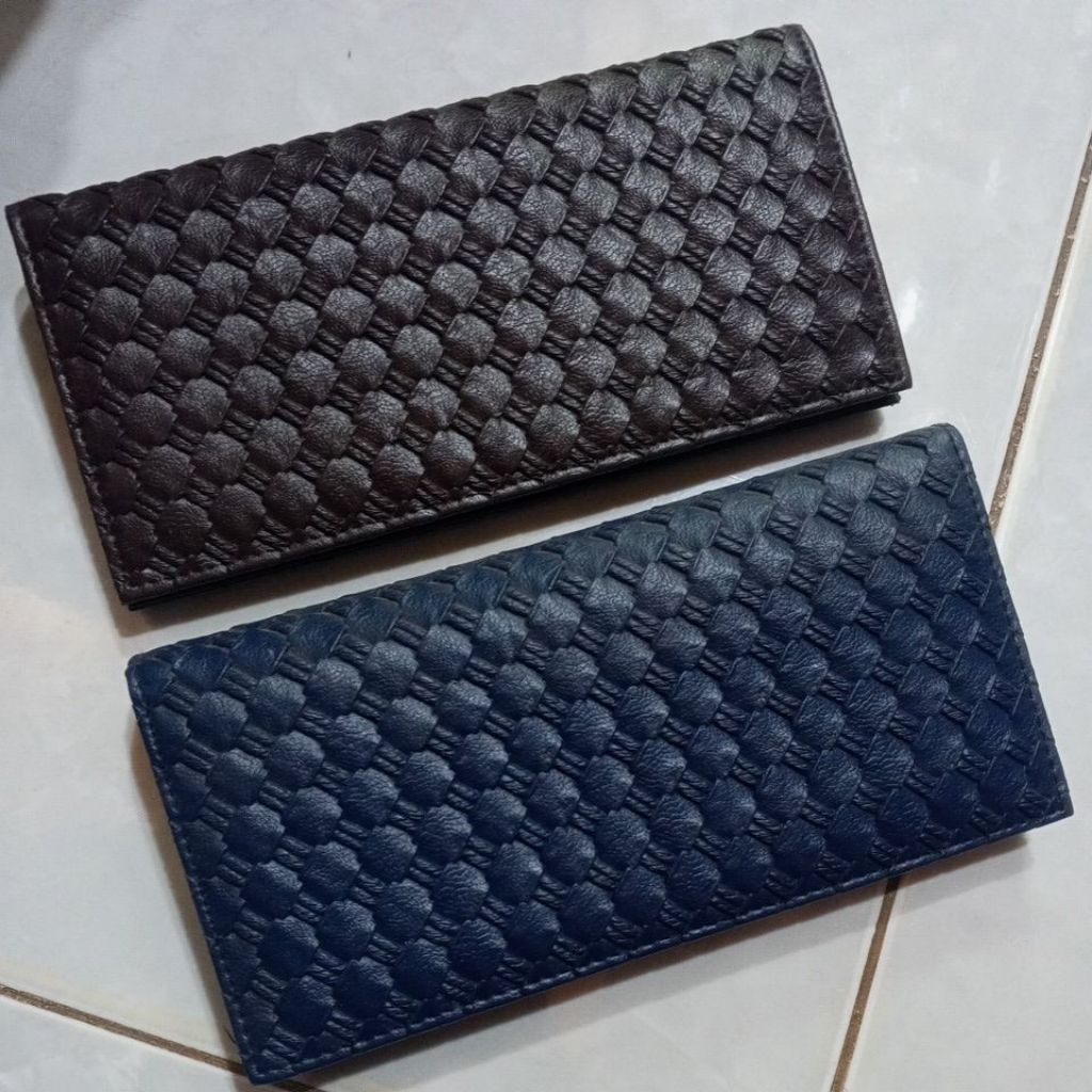 PROMO DOMPET PANJANG WANITA MOTIF ANYAM & KULIT BERKUALITAS | DOMPET SIMPLE & ELEGAN | MURAH