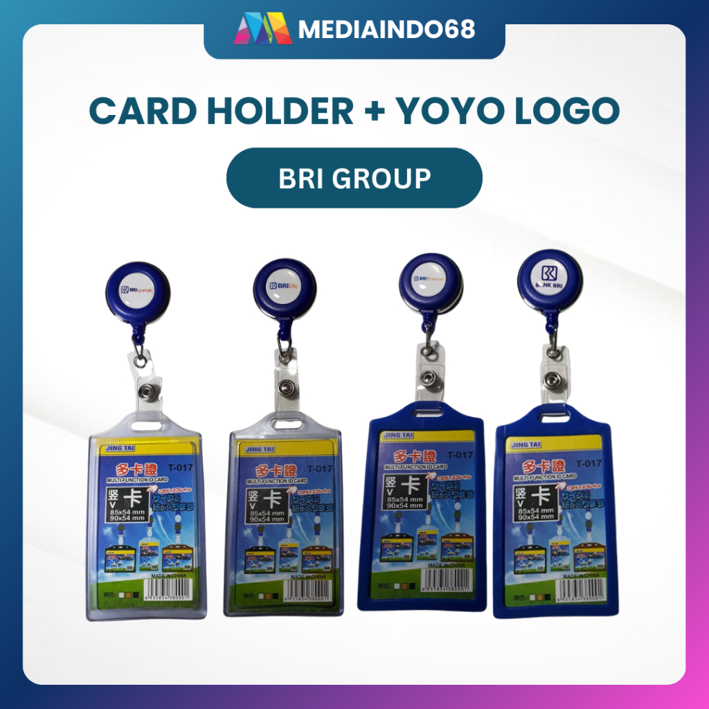 YOYO GANTUNGAN ID CARD PUTAR -BANK BRI-SYARI'AH-LIFE-FINANCE