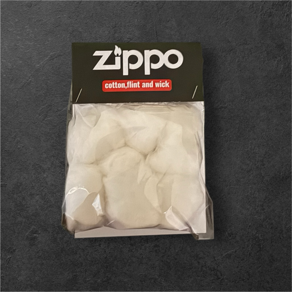 Kapas Korek Api Zippo + Sumbu + Batu + Rubber Grade Ori Harga Grosir